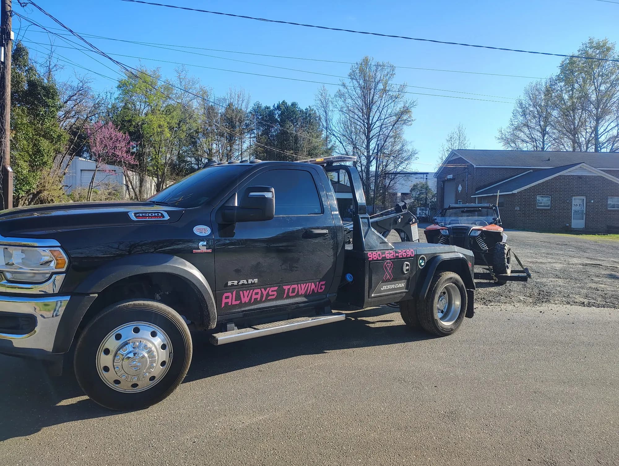 Always Towing RAM wheel-lift truck